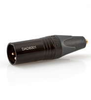 dpa MicroDot to 3-pin XLR Phantom power adapter, Belt Clip DAD6001BC